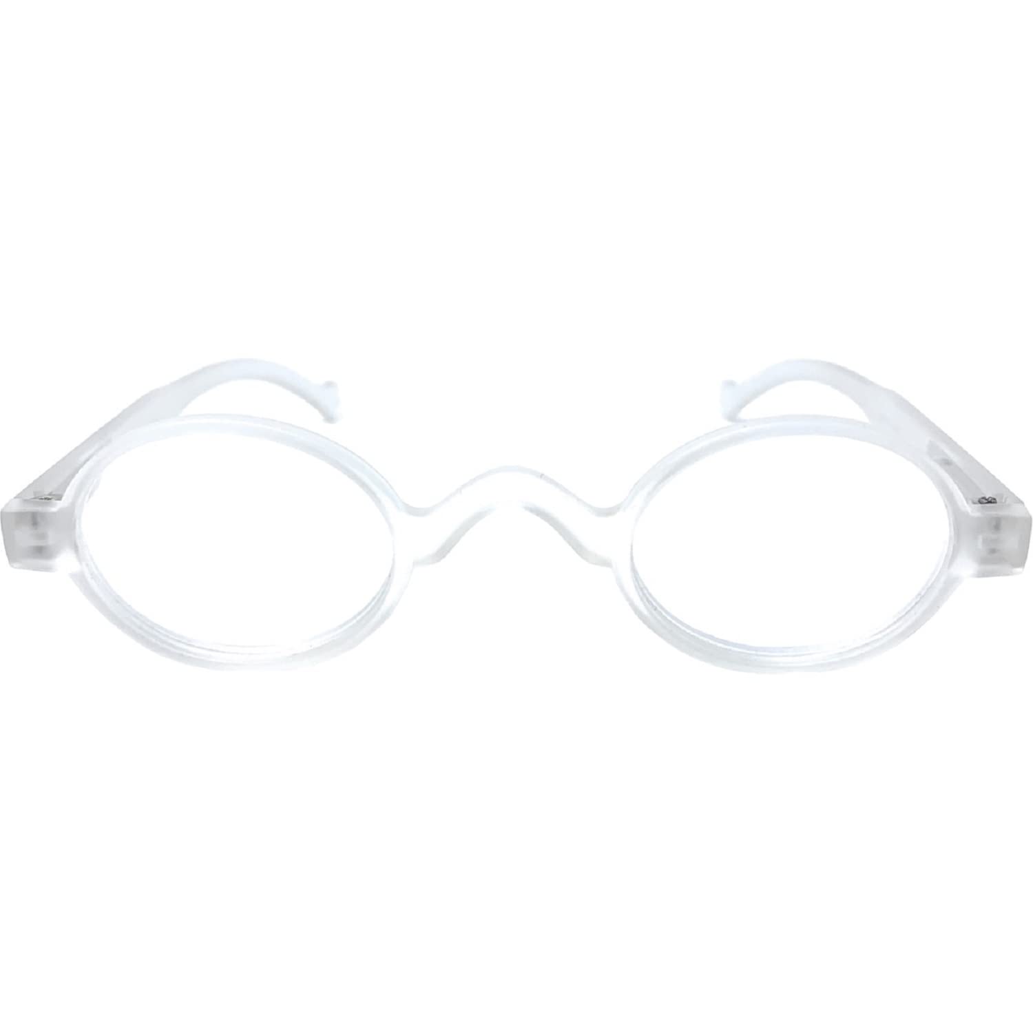 Incredible Bargains The Osbourne Vintage Professor Oval Round Reading Glasses Spring Hinge Readers