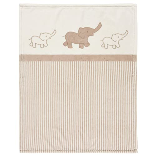 Alvi Microfaserdecke Bettdecke Decke 75x100 cm (Olifant)