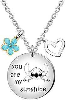 Maxforever Girl's Jewellery You are My Sunshine Necklace Gift for Daughter, Niece, Girls