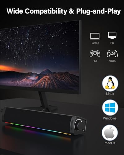 Altavoces para computadora de escritorio PC portatil sistema de audio auxiliar mini altavoz 4