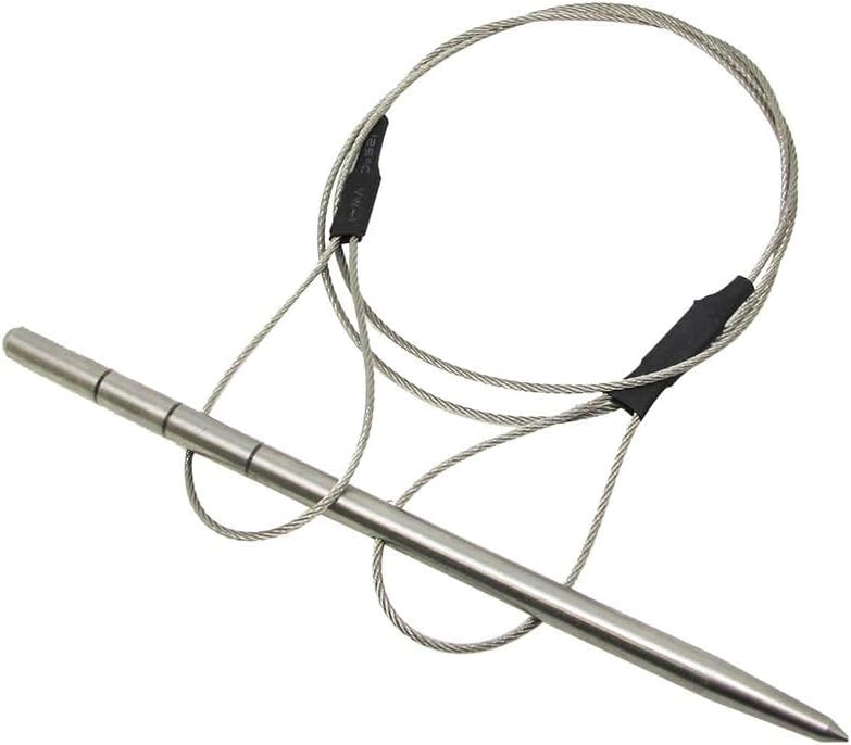 Scuba Choice Spearfishing Compact Stainless Steel Fish Stringer Cable and 4.75-Inch Rod