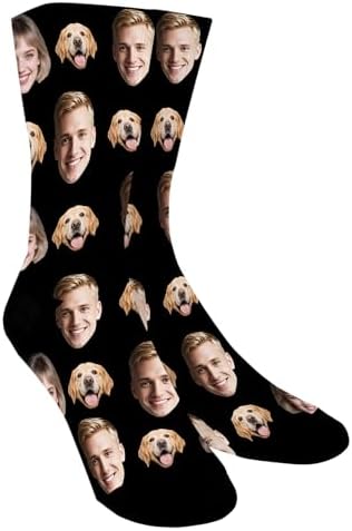 Custom Socks with Face Photo, Personalized Funny Socks with Pictu...