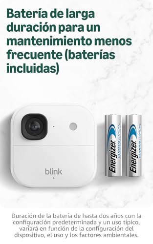 Miniatura 8 de Cámara exterior 2K+ Blink con Blink Videotimbre 2K+ con pilas (última generación), Blanco, módulo de sincronización básico Incluido