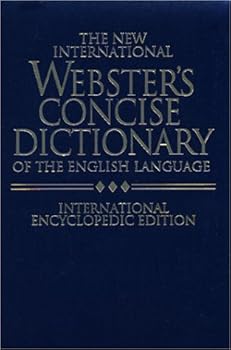 Hardcover The New International Webster's Concise Dictionary Book