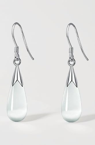 Pearl Drop' Sterling Silver Earrings for Girls and Women (SSER1408)