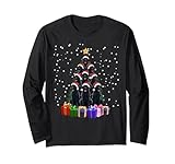 Photo Gallery albero di natale labrador nero divertente per la famiglia maglia a manica Photo Gallery albero di natale labrador nero divertente per la famiglia maglia a manica