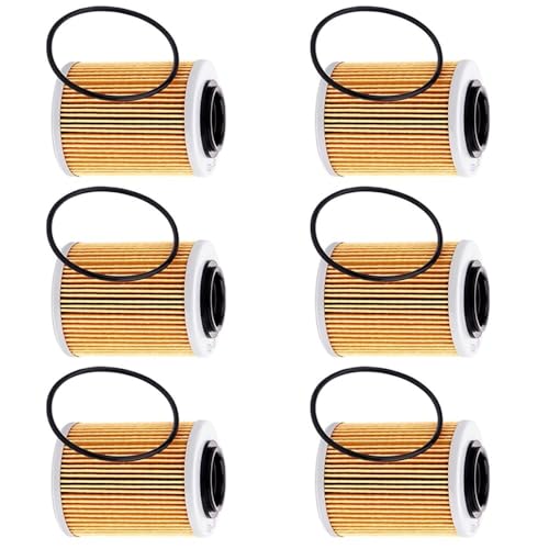 Filtre à huile en papier Rotax 900 ACE pour jet-ski Sea-Doo Spark 2Up et 3Up, lot de 6 pièces