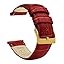 Crimson Red & Gold Buckle