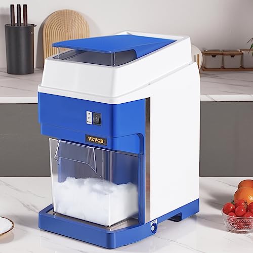 VEVOR Commercial Ice Shaver Crusher, 265lbs Per Hour Electric Snow Cone Maker with 4.4lbs Ice Box, 650W Tabletop Shaved Ice Machine for Parties Events Snack Bar, Home and Commercial Use by VEVOR - Image 8