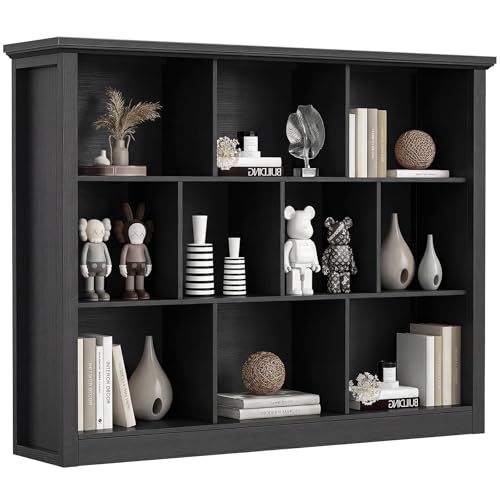 Unikito 10 Cube Storage Book Shelf - 50" Wide Wood