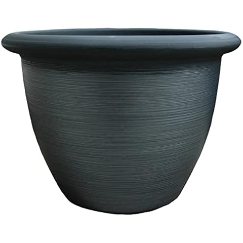 The HC Companies 12" Black Planter Cover