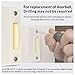 Newhouse Hardware LED Lighted Sturdy Plastic Door Chime Push Button BT3WL White | Classic Rectangular Lighted Door Bell Button | Replacement Wired Doorbell Button for Most Door Bell Chimes