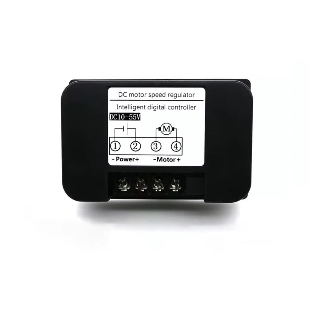 Toplionace Regolatore di Velocità per Motori da 10-55 | Regolatore di Velocità per Motori da 10-55 V 30 a con Display di tensione/corrente, Funzione avanti/indietro