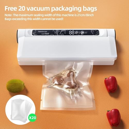 image for LSA Apparel Food Vacuum Sealer Machine, 75KPA Strong Suction, Dry/Wet 