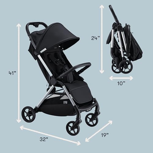 Colugo The One Stroller (Ponderosa Pine) & Baby Carrier (Black) Bundle – Lightweight Easy Fold Stroller & Adjustable Baby Carrier for Newborns to Toddlers