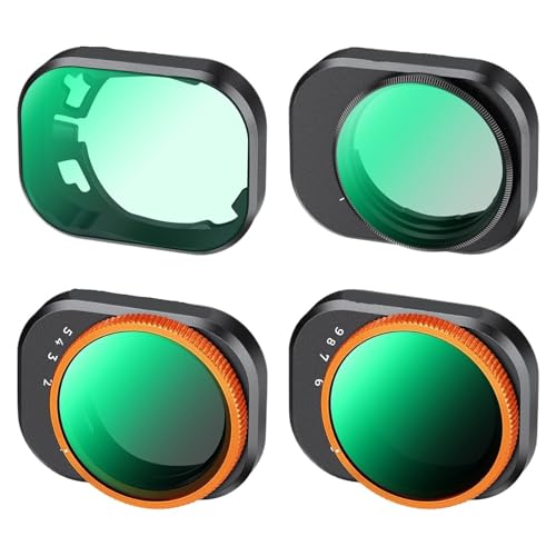 �h���[���ł�: �݊���������܂�DJI Mini 4 Pro�J�����p���C�g���_�N�V�����t�B���^�[�Z�b�g�AK&F Concept UV/CPL/��ND2-32/ND32-512�����Y�t�B���^�[�L�b�g(UV CPL 2VND)