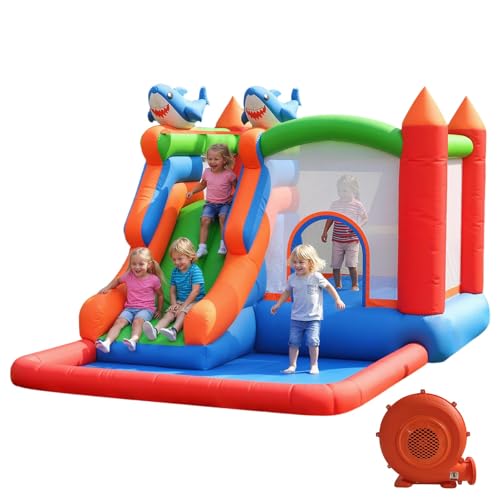 Bounce House,Inflatable Bounce Castle for 3-12 Kids Toddlers Boys &