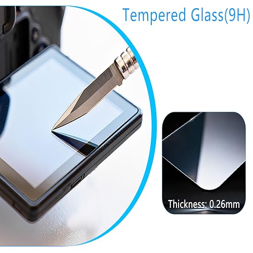 2 protectores de pantalla para Ricoh GR3 y GR III X en vidrio templado transparente 5