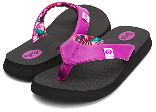 Image of Floopi Flip Flops for Women Flat Yoga Mat Thong Womens Sandals Ladies Beach Sandals with Indoor & Outdoor Anti Skid Soles