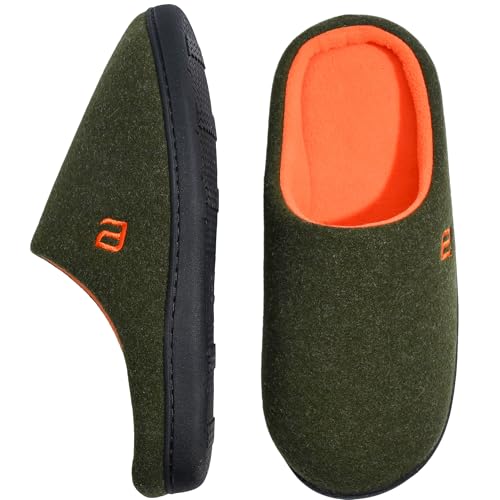 Flexwin House Slippers for Men, Memory Foam Bedroom Slippers, House Shoes Indoor Outdoor