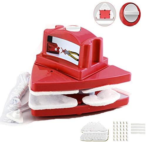 Miniatura 2 de Fcare Herramientas magnéticas de limpieza de ventanas de doble cara, limpiador de ventanas exteriores magnético, 5 engranajes ajustables para