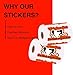 This is A Set Do Not Separate Stickers - Funny Screw & Nut Packing Labels for Shipping Boxes & Toolkits (Industrial Style and Design,Durable Adhesive)