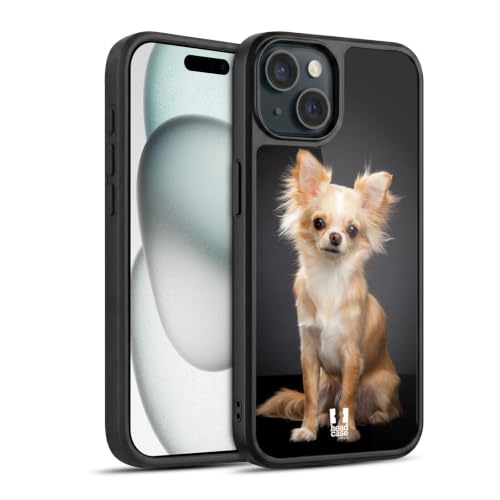 Coque iPhone 15 Chihuahua Assis idéale pour protéger votre téléphone au quotidien
