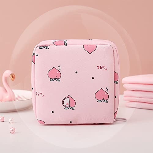 Image of 2 Pcs Period Pouch Sanitary Napkin Storage Bag Portable Tampon Storage Bag for Panty Liners Tampons Menstrual Cups Pouches Sanitary Pads Organizer