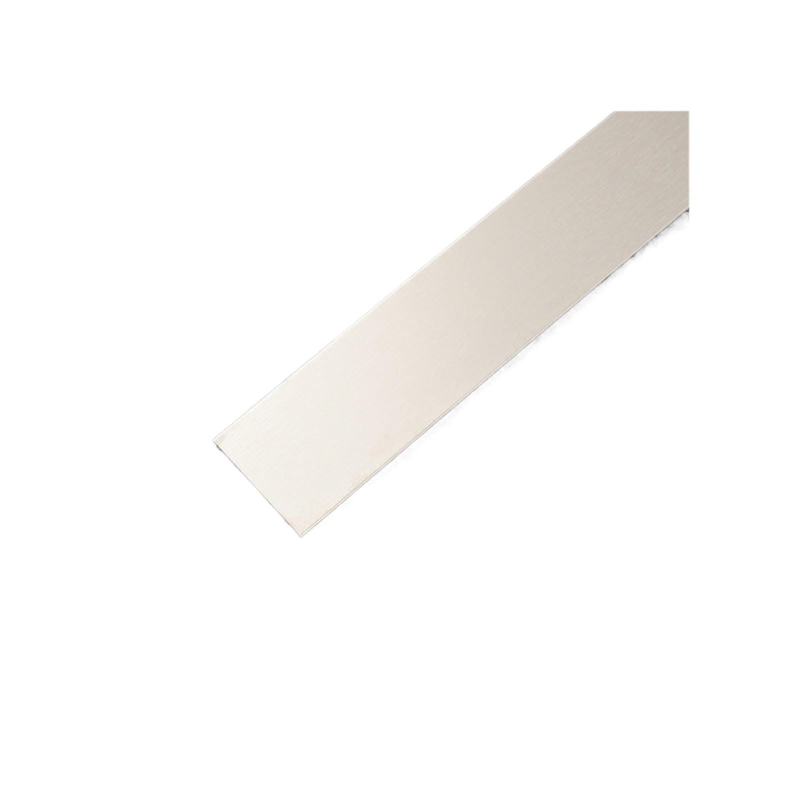 Cornière PVC blanc et rouleau en acier inoxydable argent 2cm x 5m pour moulure murale
