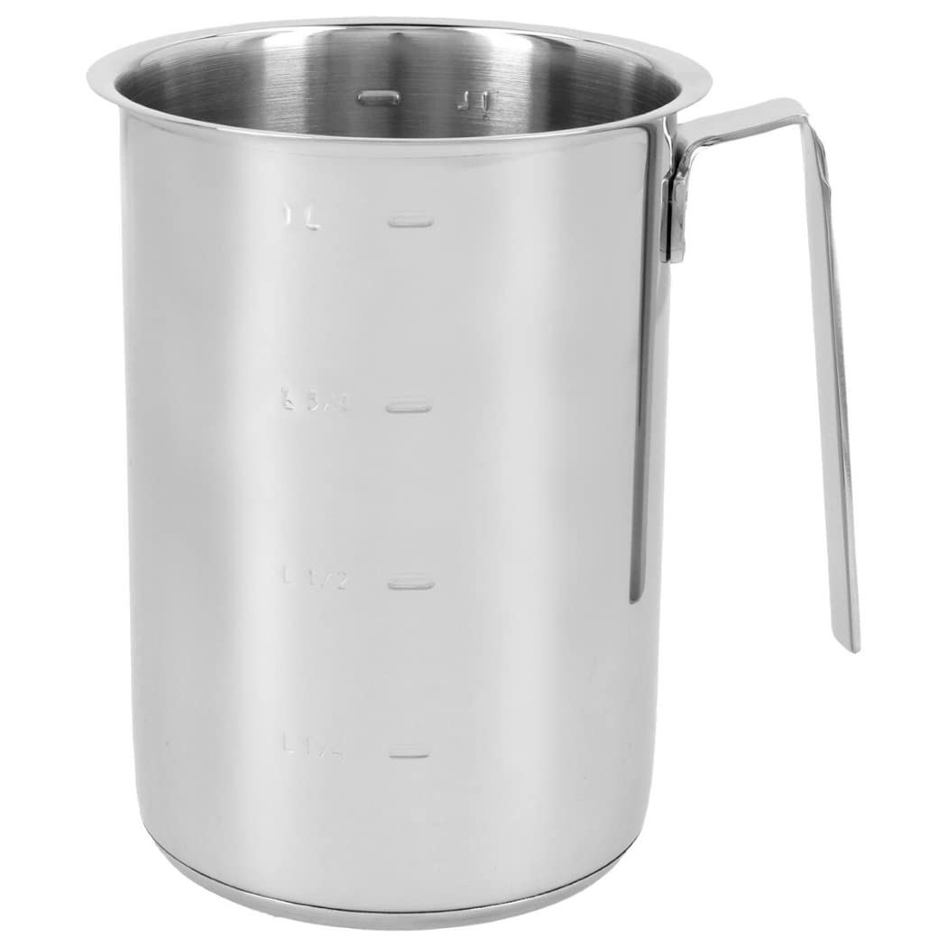 DEMEYERE 1005073Demeyere Resto High Saucepot 3.9" 1.1 Liter,Silver