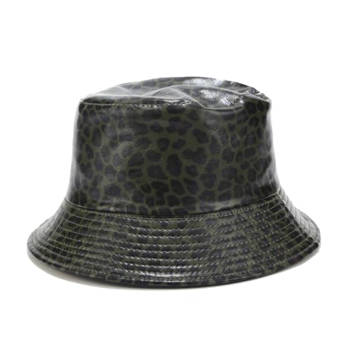 Image of Unisex Black Bucket Hat Waterproof Rain Hat Reversible Shiny Rave Bucket Hat for Concert Festival