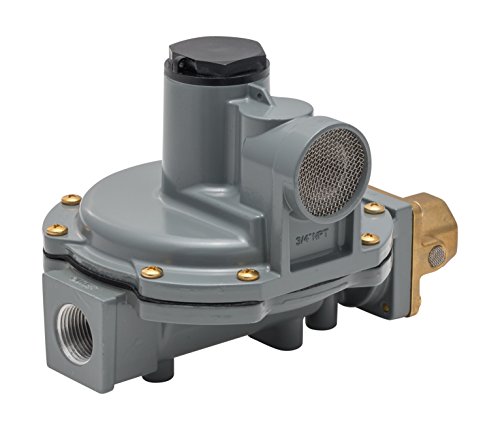 Emerson-Fisher LP-Gas Equipment R632A-JFFXA Integral 2-Stage Regulator, POL" x 3/4" NPT, 9-13" w.c. Spring, Vent Opposite Taps