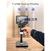 TOMLOV DM4W Microscope with Weighing Scale: 4.3 Digital Coin Microscope with Screen, Error Coin Magnifier with Lights, Weight Scale for Collectors, Jeweler, Students, Compatible with Windows/Mac