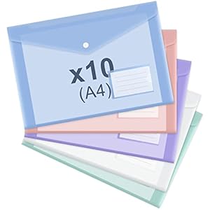 ASTARON A4 Dokumententasche 10 Stück