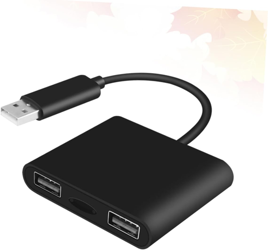 Hemoton 2pcs Game Controller Converter USB Hub Adapter Slim Sensitivity No Lag Material Convenient Keyboard and Mouse Control