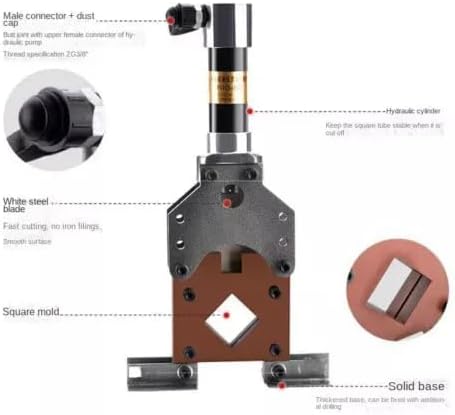 Hydraulic Square Tube Angle Iron Angle Steel Cutting Machine Cutting Die FGQ-500