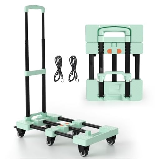 How to get around in rome with luggage Heavy Duty Collapsible Hand Truck