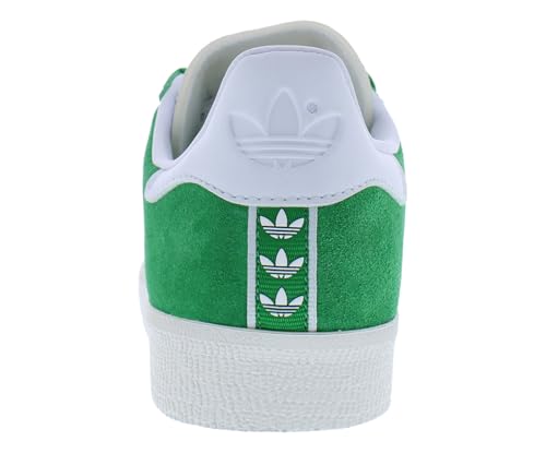 Image of adidas Gazelle Mens Shoes Size 5, Color: Green /Cloud White-Green
