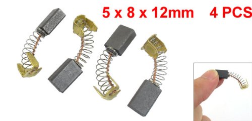 Amazon | uxcell 電気モーターカーボンブラシ 5 mm x 8 mm x 12 mm 4個 