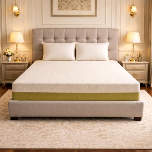 Image of Repose Latexo Natural Latex Mattress | 5 Years Warranty,Queen Size Bed, Medium Firm, HR Foam with Latex, 6 Inch (72x60x6 Inchs)