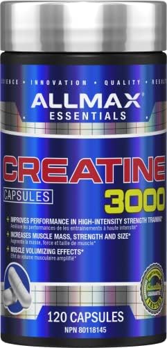 ALLMAX Nutrition - Creatine 3000, Creatine Monohydrate Capsules f...