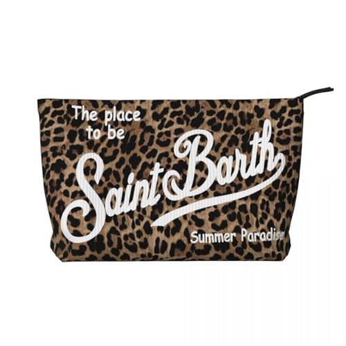 HFDGFJKKL Zaino The Place To Be S-Saint B-Barth Negozio di cosmetici in velluto a coste adatto ai viaggi Tutti i tuoi articoli essenziali in movimento Regali di Halloween e Natale