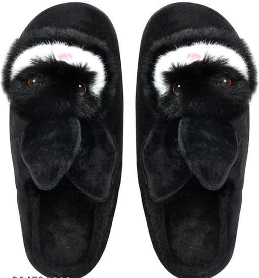 Comfortable Plush Flip Flop Style Slippers for Men and Women with Soft Cozy Indoor Comfort