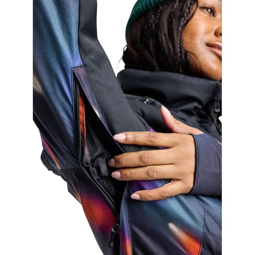 Veste imperméable Burton Lelah True Black dotée d'une isolation chaude