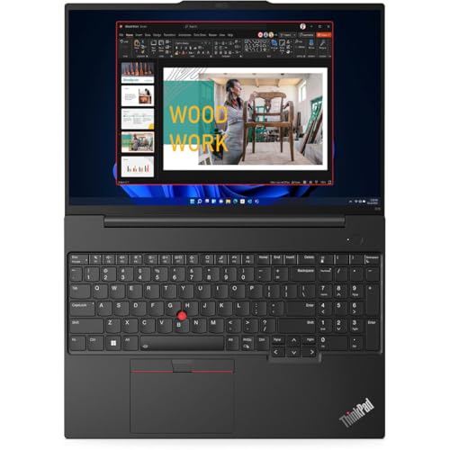 Image of Lenovo ThinkPad E16 Gen 1 21JT001AUS 16 inch Touchscreen Notebook - WUXGA - 1920 x 1200 - AMD Ryzen 7 7730U Octa-core (8 Core) 2 GHz - 16 GB Total RAM - 8 GB On-Board Memory - 512 GB SSD - Graphite Black