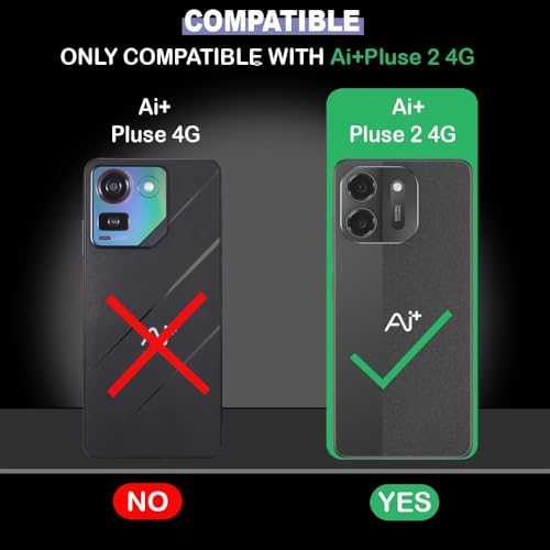 Image of COVERBLACK Soft Rubber Silicon Clear Case Back Cover Compatible for Ai+ Pulse 2 - Transparent