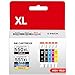 Produktbild RUDGUZ 550 551 XL Multipack für Canon Druckerpatronen 551 550 XL für Canon MX925 Druckerpatronen MX725 IP7250 IX6850 MG5650 MG5450 MG5550 MG6450 MG6650 551XL (CLI-551 PGI 550, 5er-Pack)