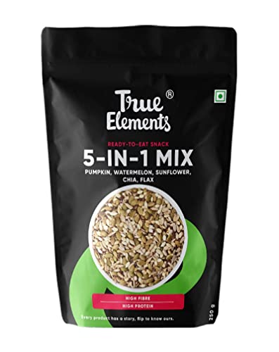 Image of True Elements 5 in 1 seeds mix 250g and Dark Chocolate Minis 100g