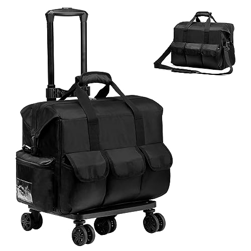 Nurse Rolling Medical Duffle Bag with Wheels