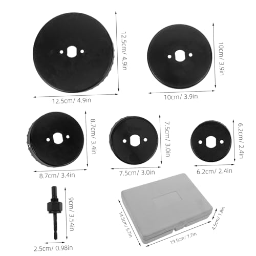 Set ajustable de brocas redondas para madera y yeso miniatura 2
